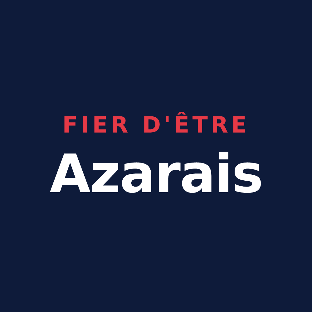 T-shirt « Fier d'être Azarais » — design pour Azat-Châtenet
