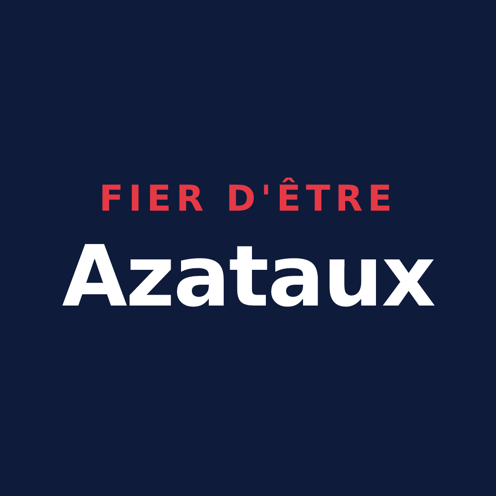 T-shirt « Fier d'être Azataux » — design pour Azat-le-Ris