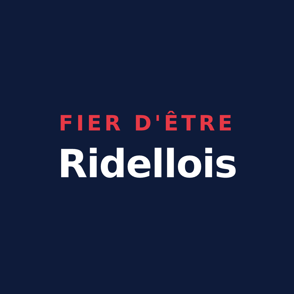 T-shirt « Fier d'être Ridellois » — design pour Azay-le-Rideau