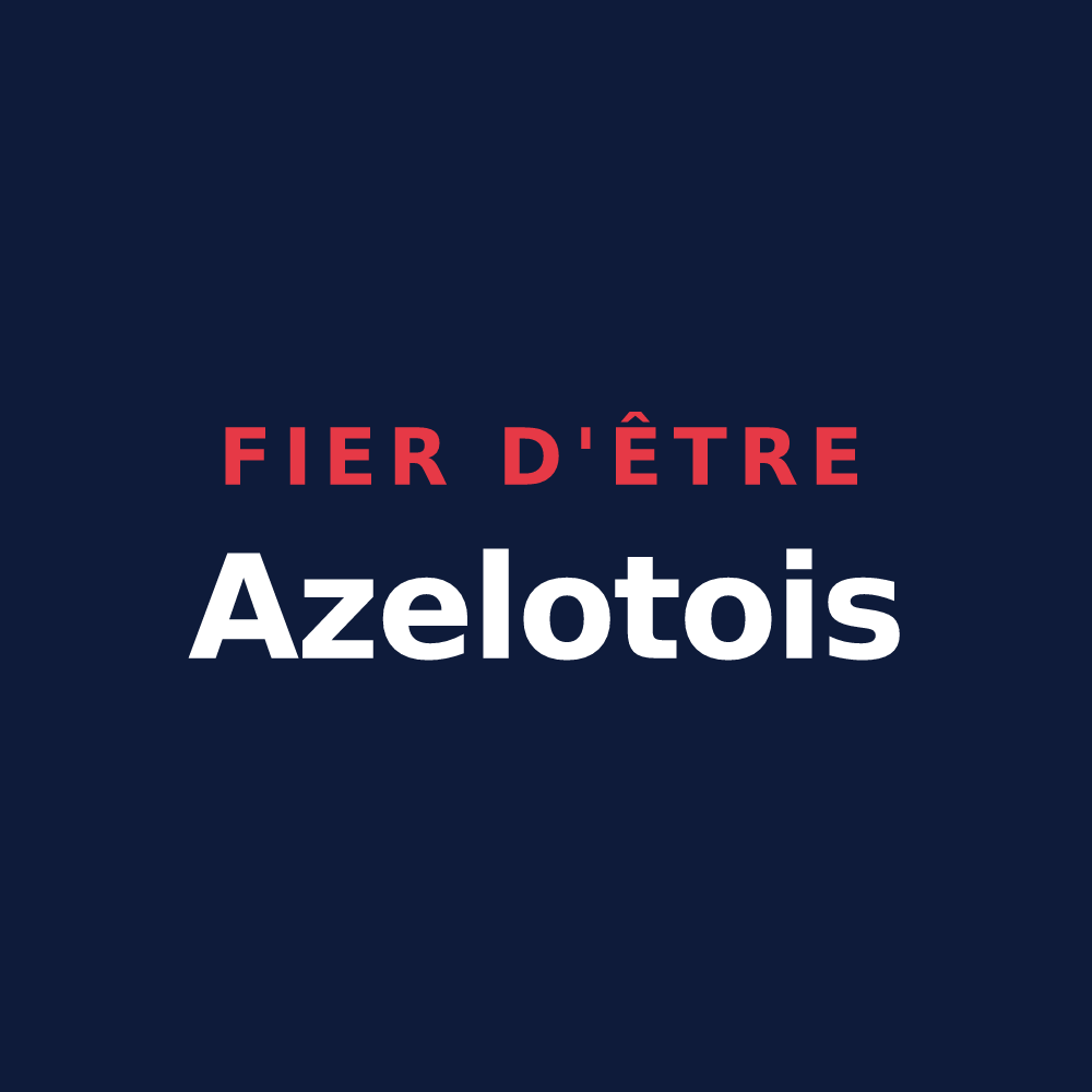 T-shirt « Fier d'être Azelotois » — design pour Azelot