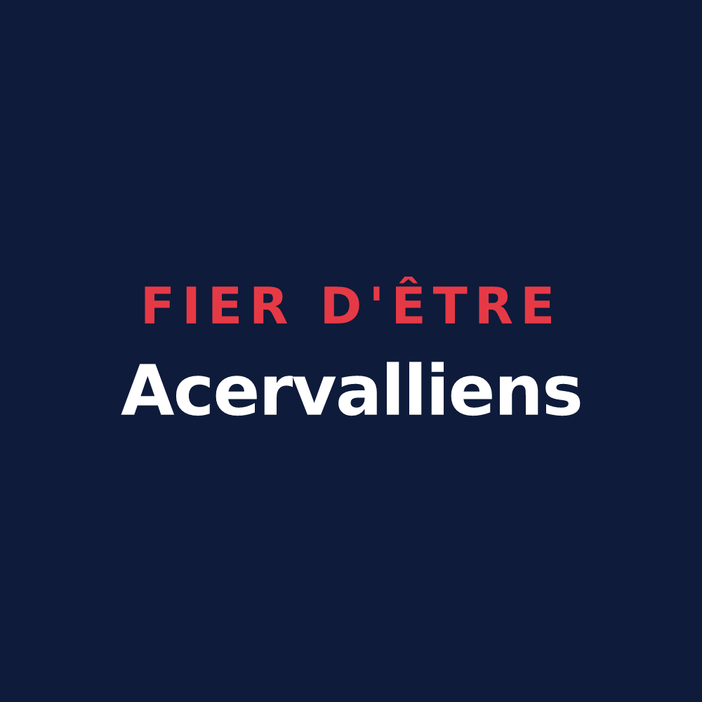 T-shirt « Fier d'être Acervalliens » — design pour Azerailles