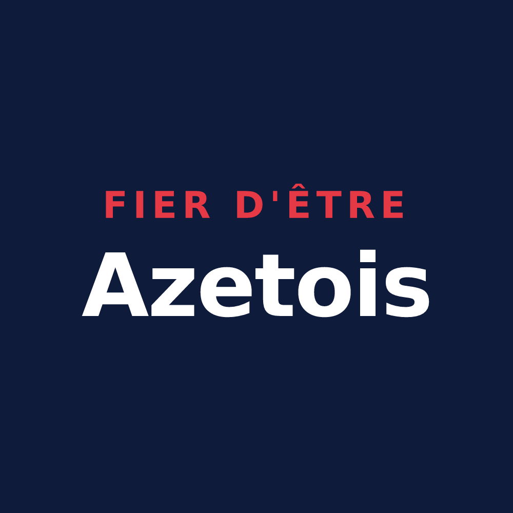 T-shirt « Fier d'être Azetois » — design pour Azet