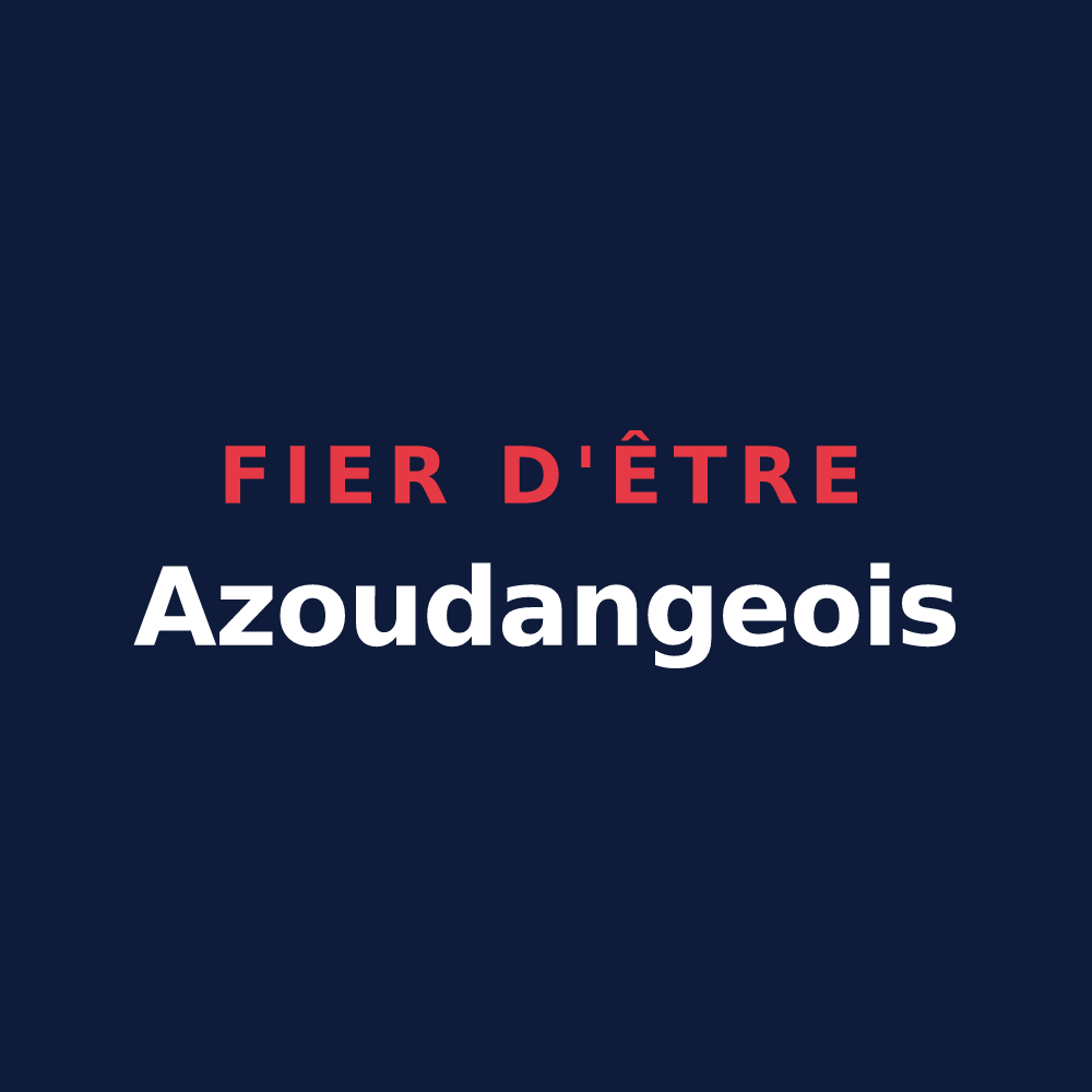 T-shirt « Fier d'être Azoudangeois » — design pour Azoudange