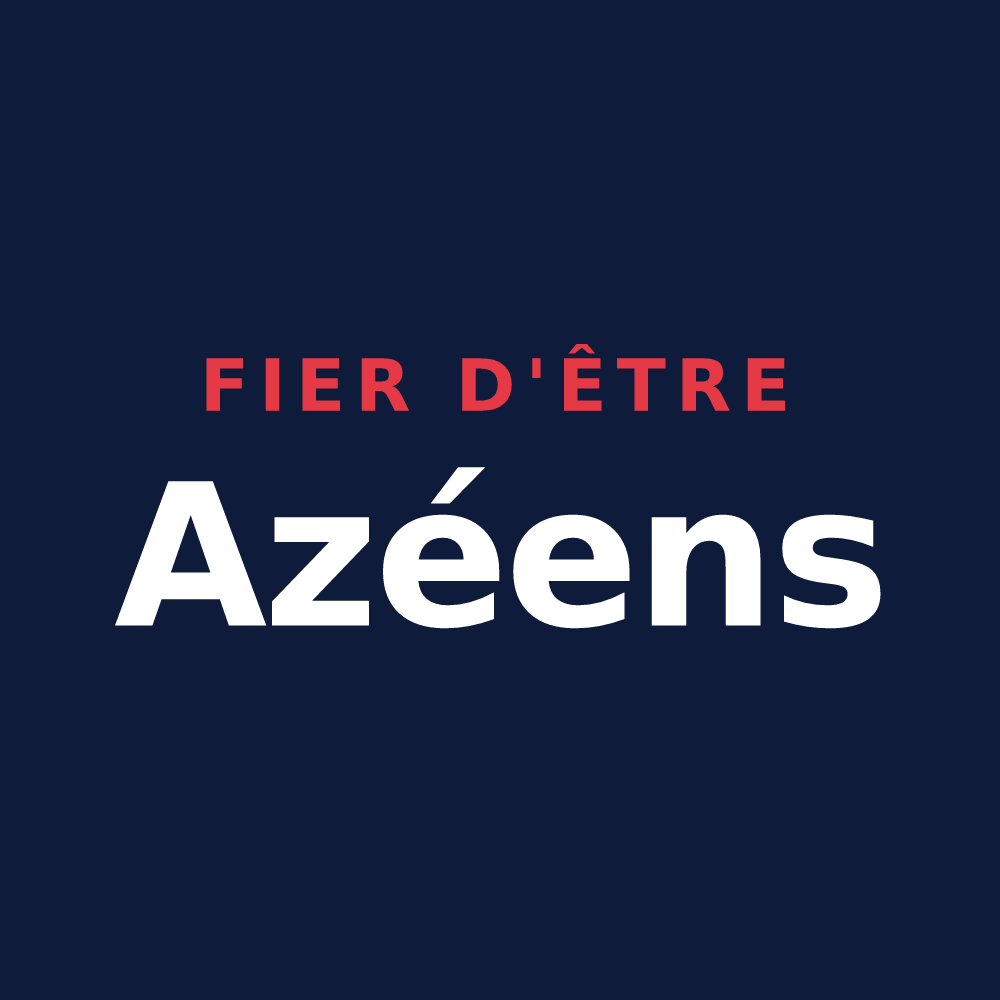 T-shirt « Fier d'être Azéens » — design pour Azy