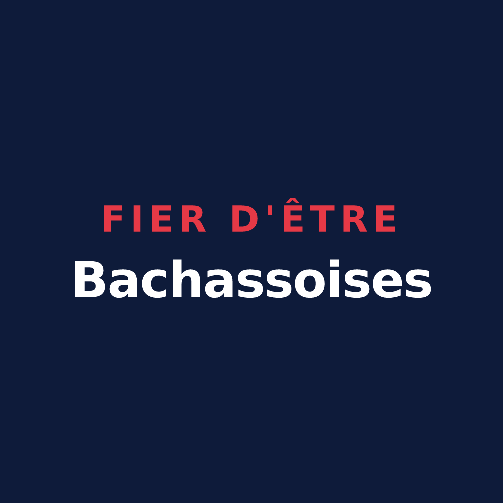 T-shirt « Fier d'être Bachassoises » — design pour Bachas