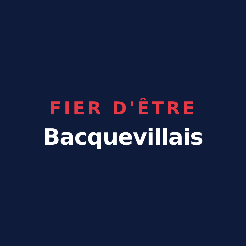 T-shirt « Fier d'être Bacquevillais » — design pour Bacqueville