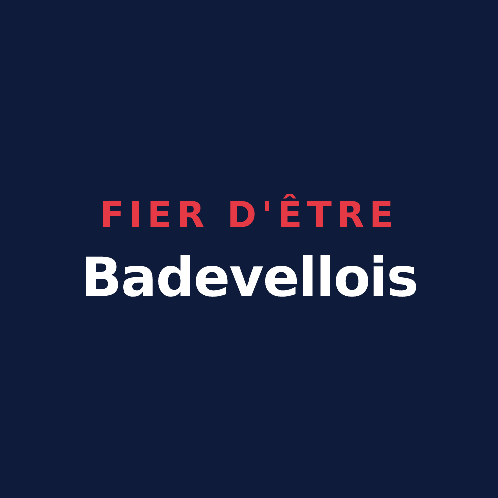 T-shirt « Fier d'être Badevellois » — design pour Badevel