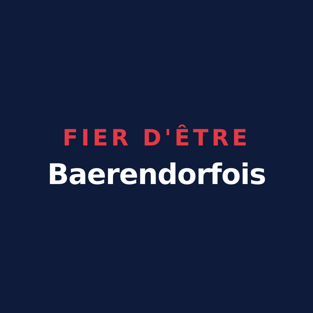 T-shirt « Fier d'être Baerendorfois » — design pour Baerendorf