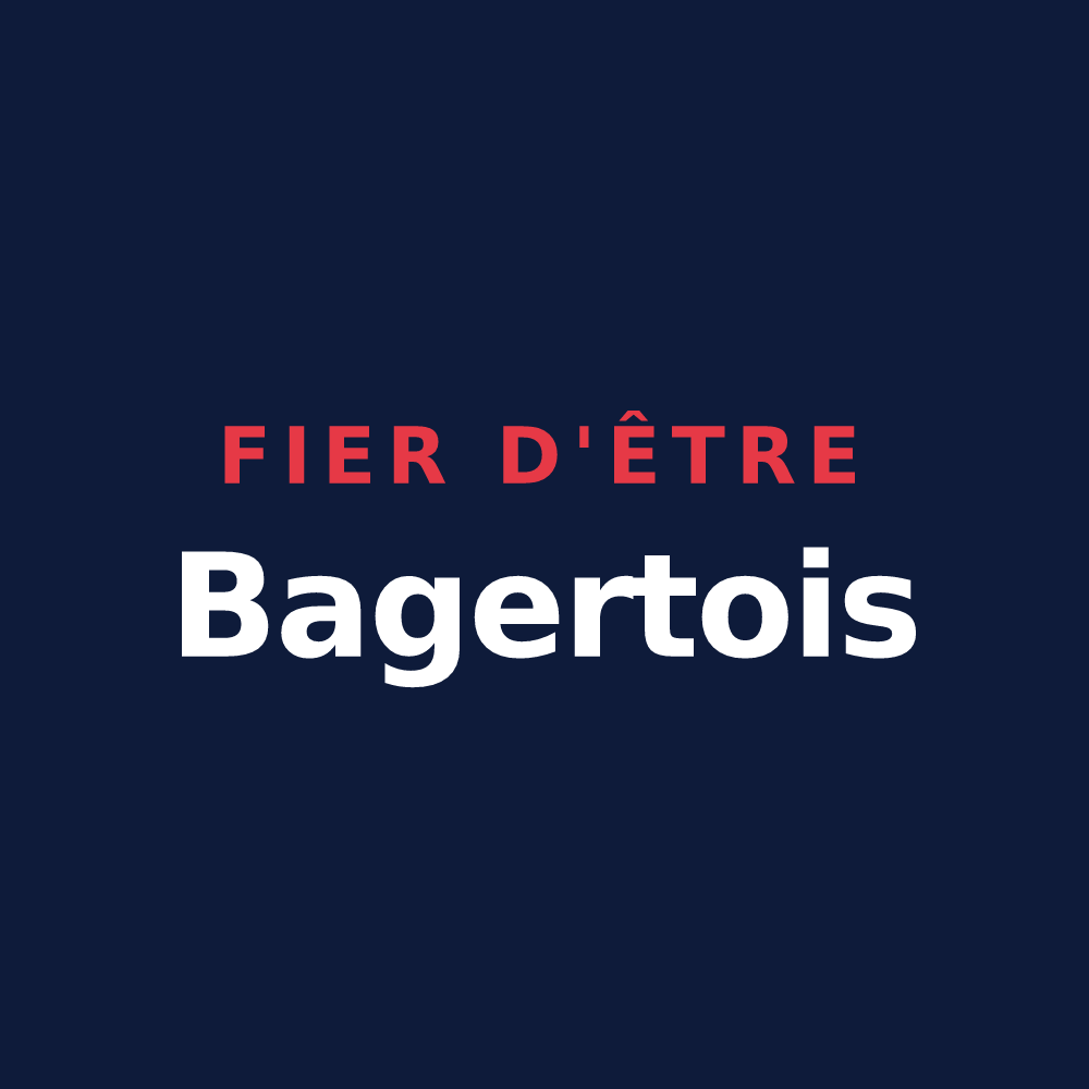 T-shirt « Fier d'être Bagertois » — design pour Bagert