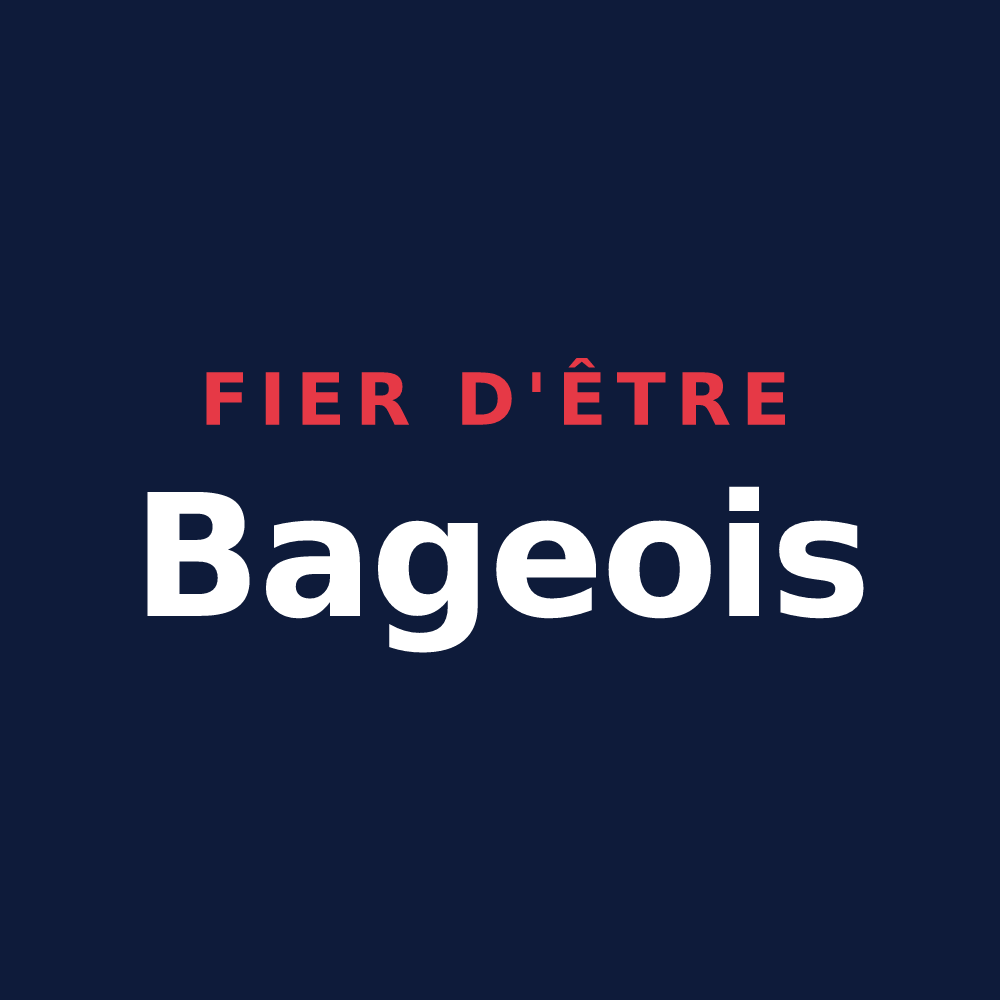 T-shirt « Fier d'être Bageois » — design pour Bages