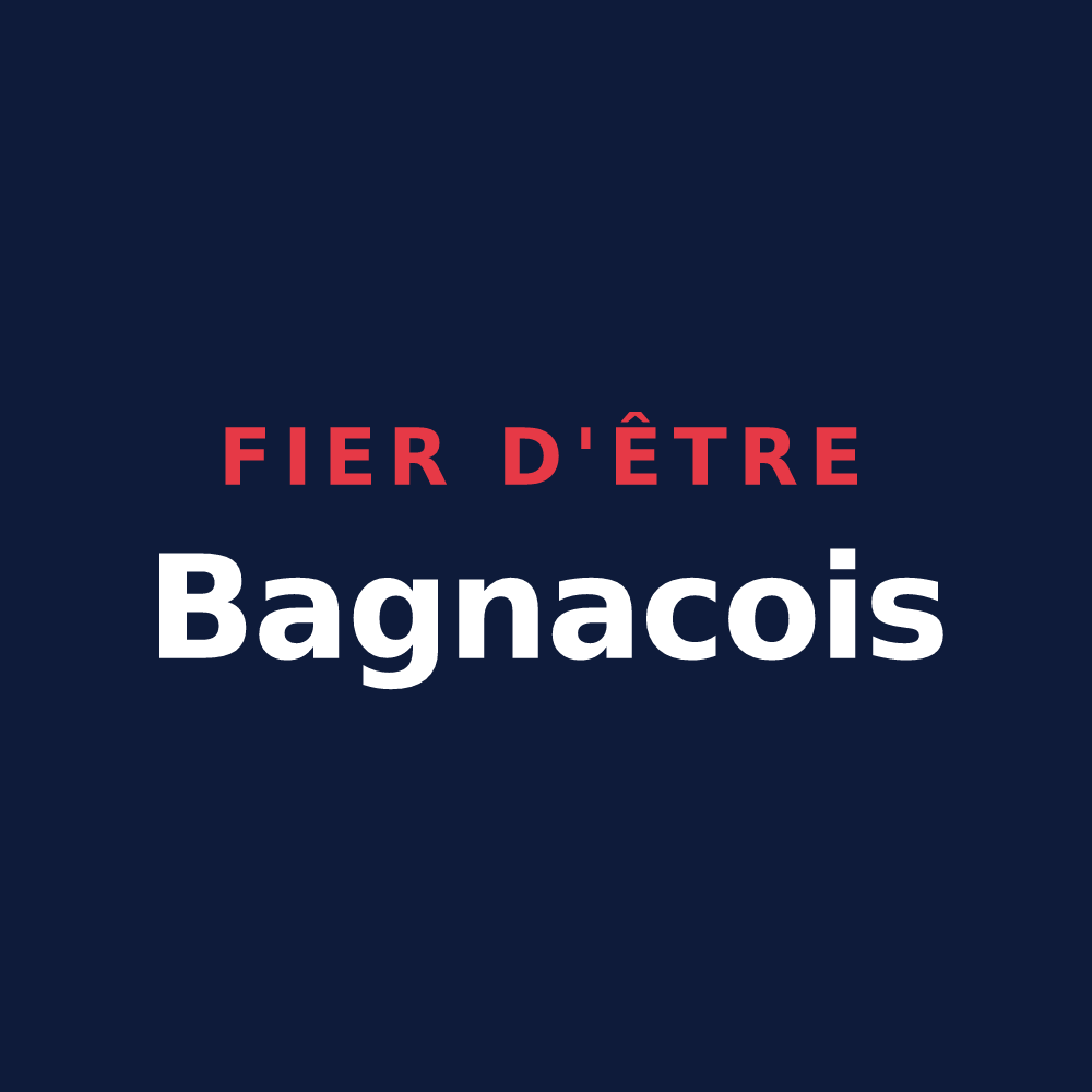 T-shirt « Fier d'être Bagnacois » — design pour Bagnac-sur-Célé