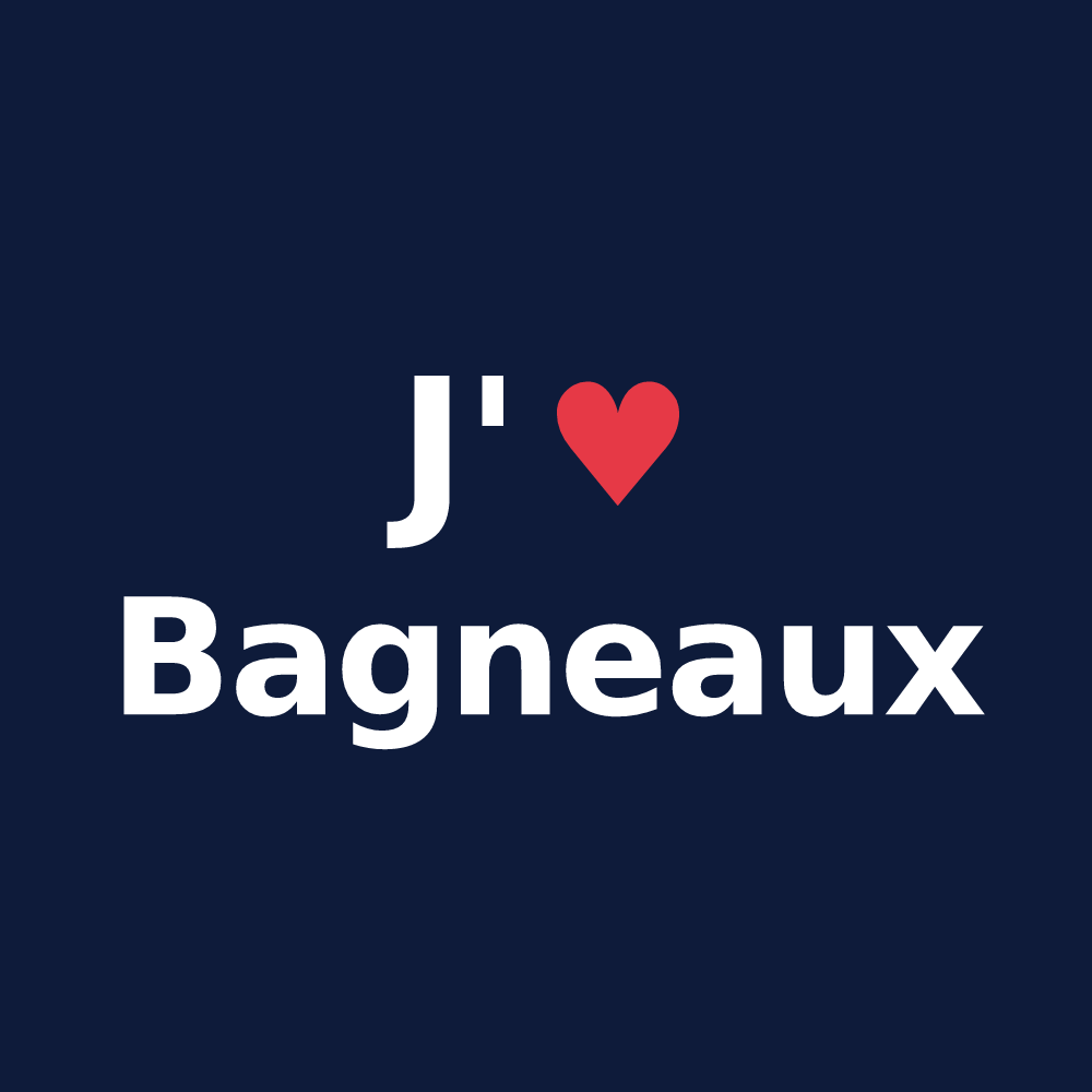 T-shirt personnalisé Bagneaux — design J'aime Bagneaux