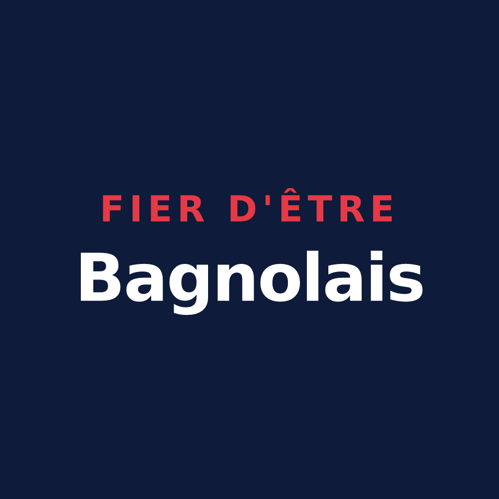T-shirt « Fier d'être Bagnolais » — design pour Bagnols-en-Forêt