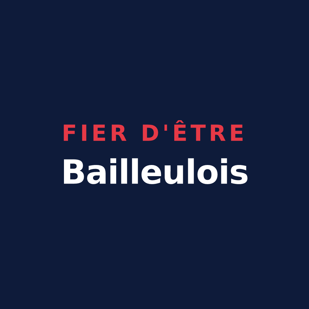 T-shirt « Fier d'être Bailleulois » — design pour Bailleul-Sir-Berthoult