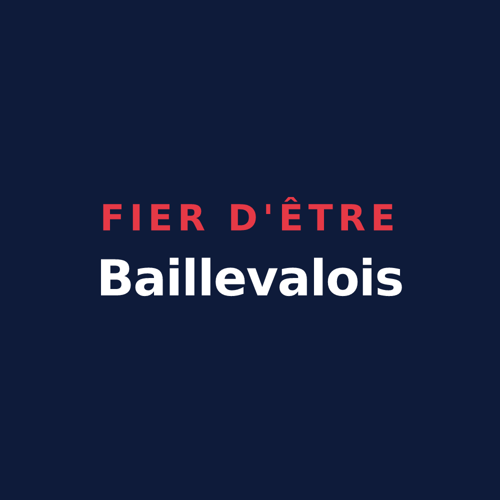 T-shirt « Fier d'être Baillevalois » — design pour Bailleval