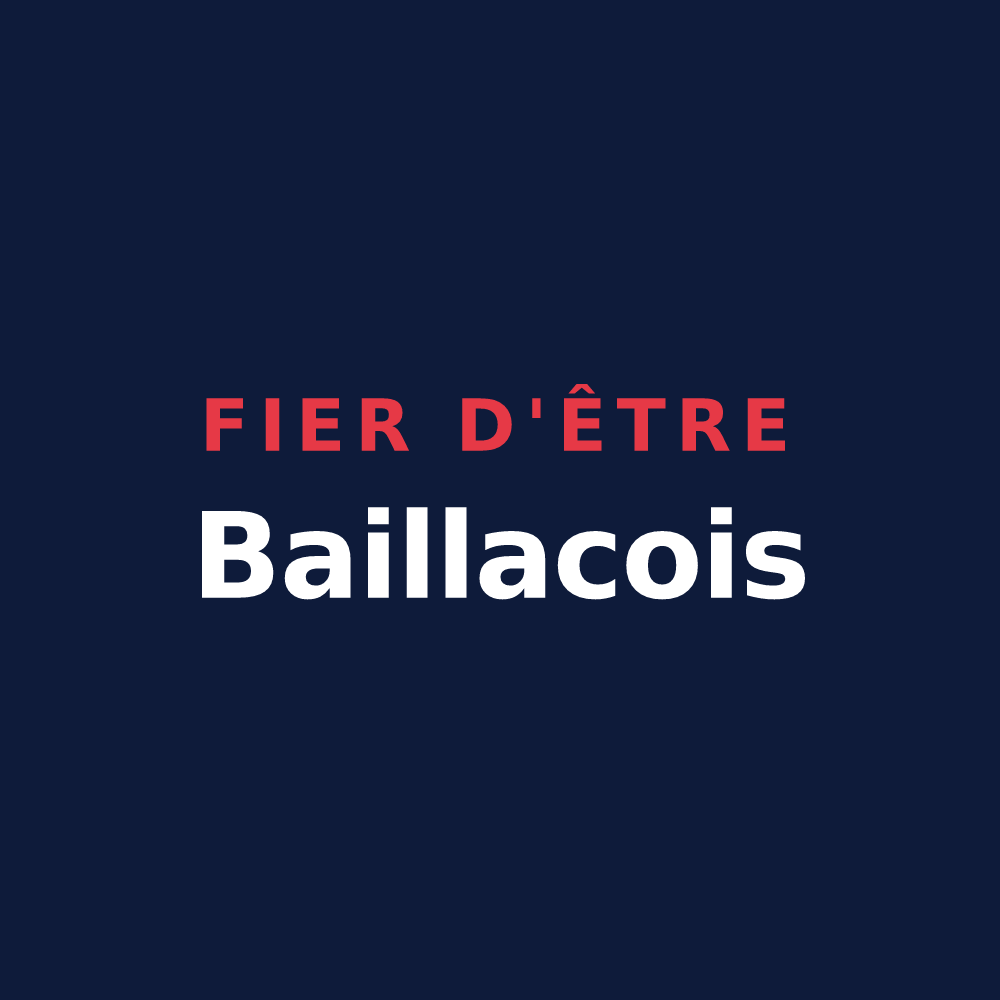 T-shirt « Fier d'être Baillacois » — design pour Bailly