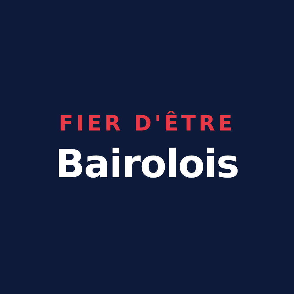 T-shirt « Fier d'être Bairolois » — design pour Bairols