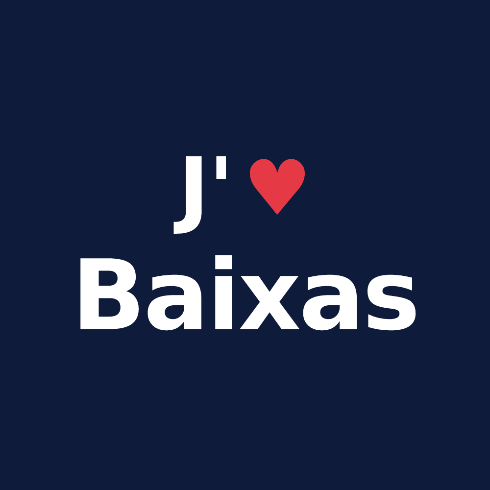 T-shirt personnalisé Baixas — design J'aime Baixas