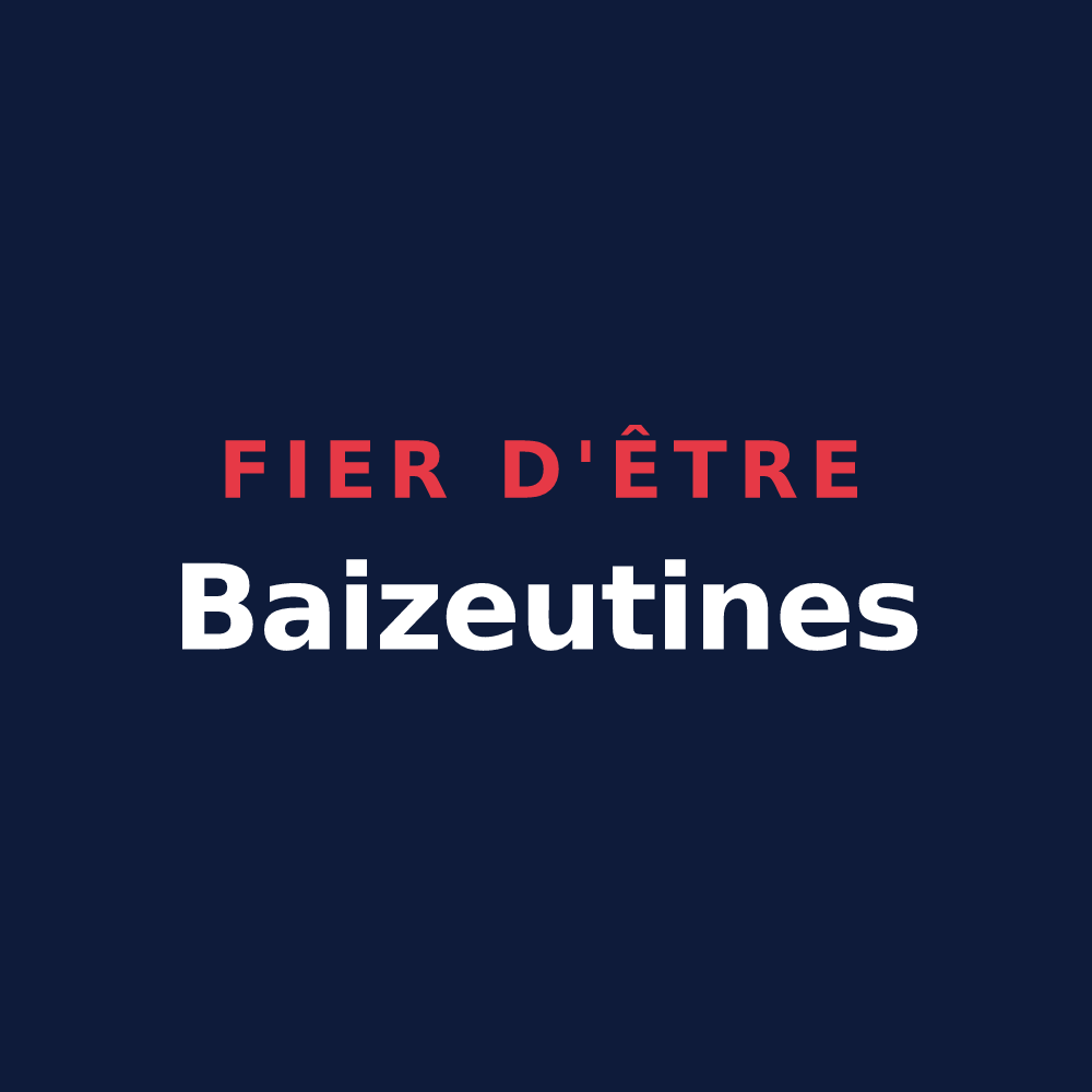T-shirt « Fier d'être Baizeutines » — design pour Baizieux