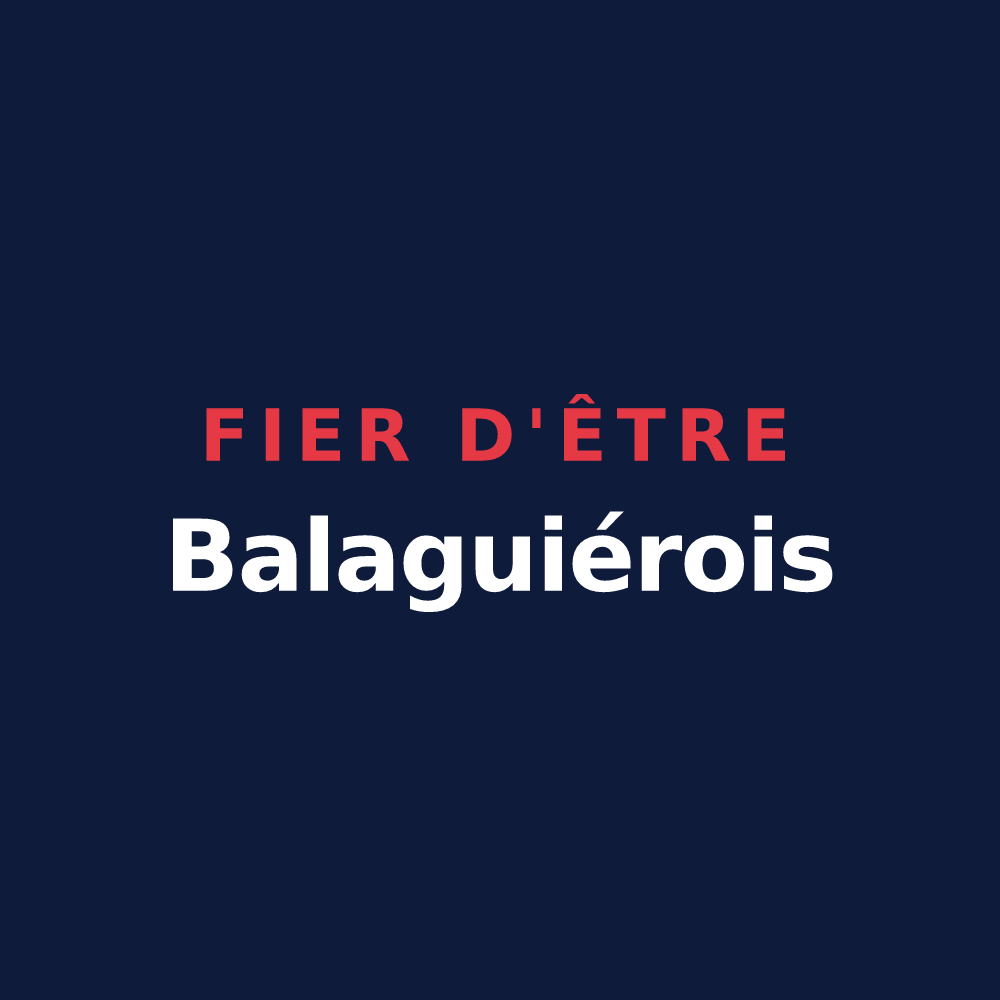 T-shirt « Fier d'être Balaguiérois » — design pour Balaguier-sur-Rance