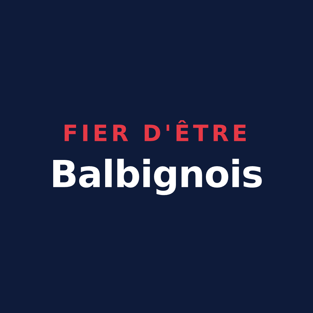 T-shirt « Fier d'être Balbignois » — design pour Balbigny