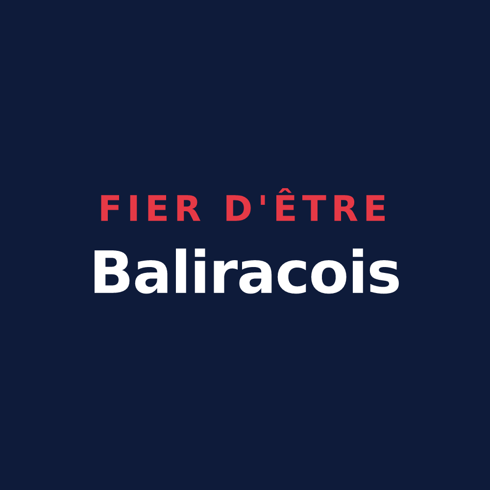 T-shirt « Fier d'être Baliracois » — design pour Baliracq-Maumusson