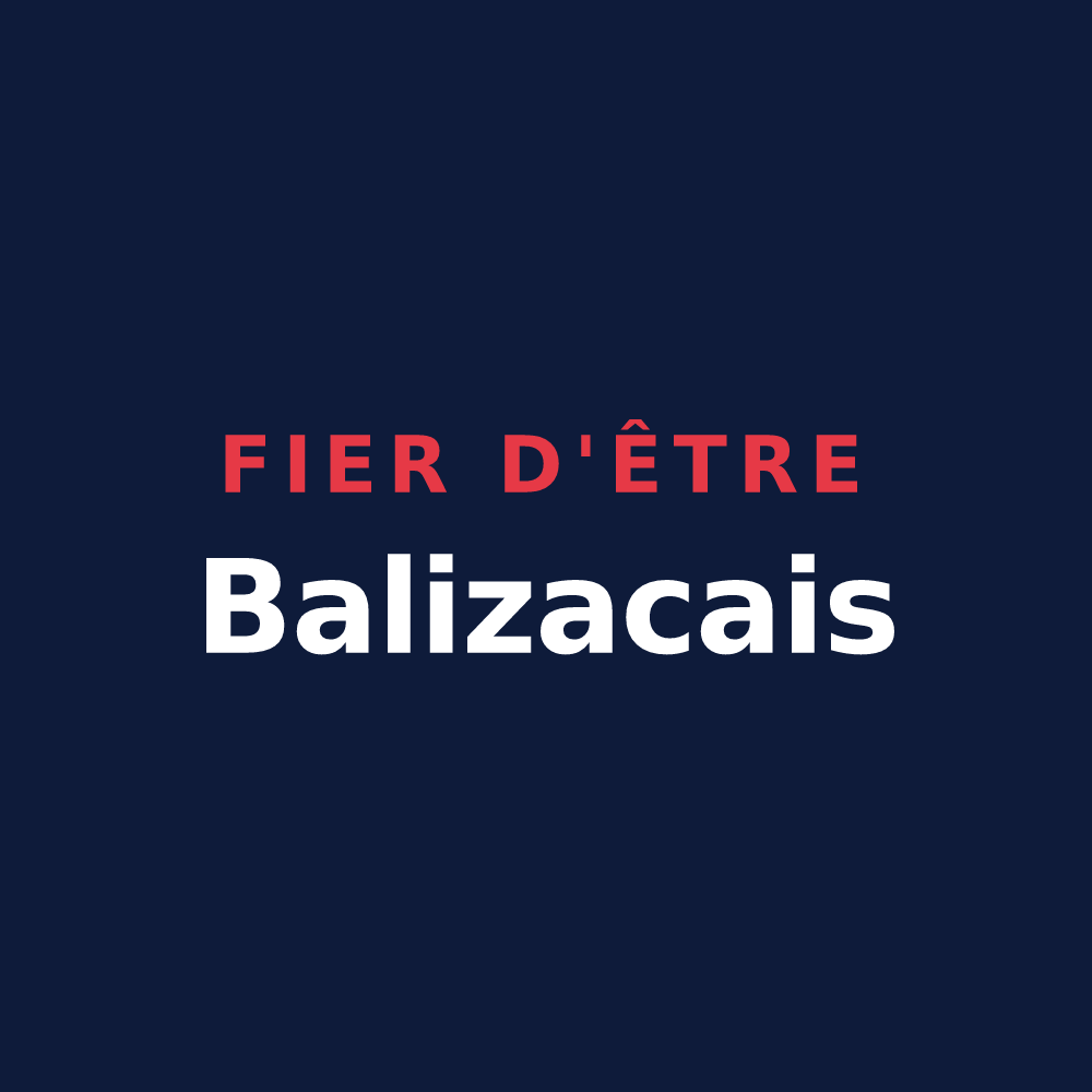 T-shirt « Fier d'être Balizacais » — design pour Balizac