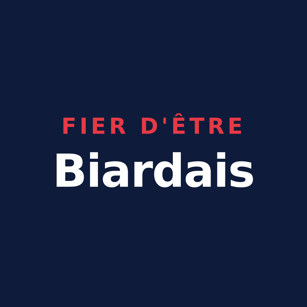 T-shirt « Fier d'être Biardais » — design pour Balleroy-sur-Drôme