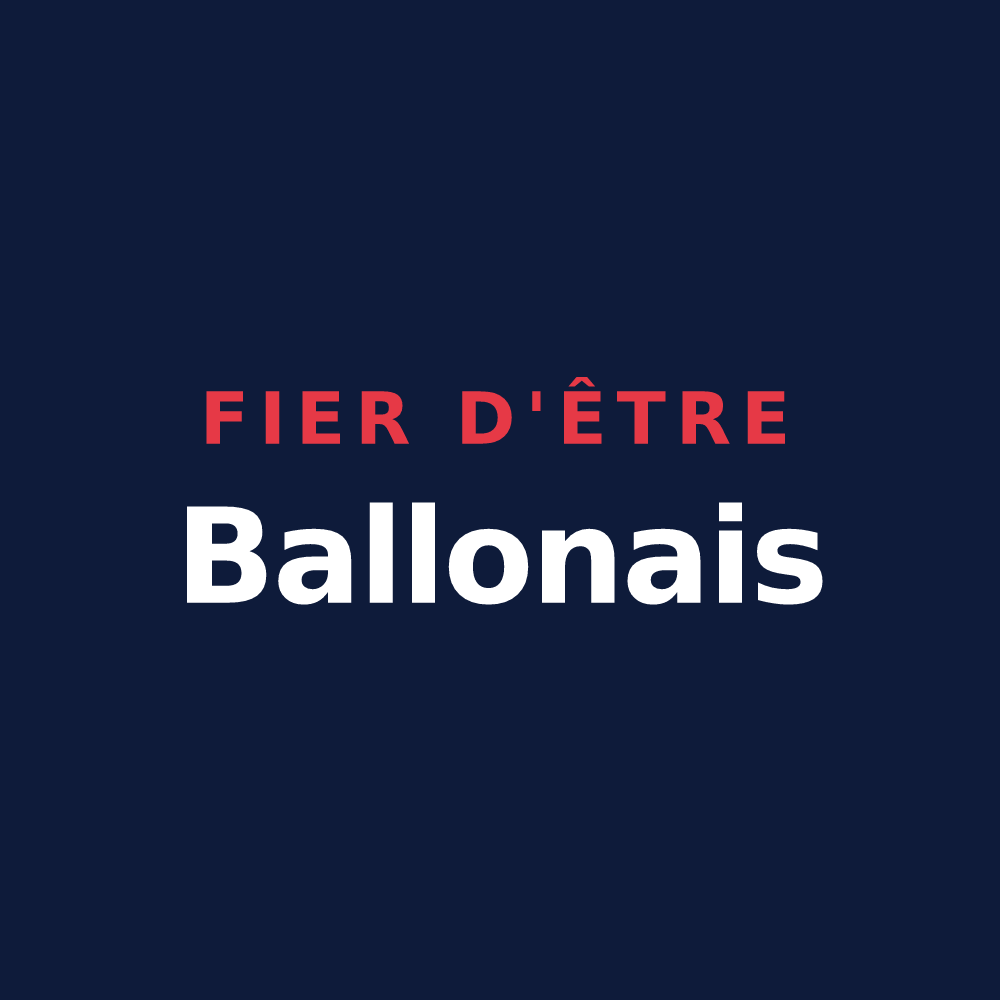 T-shirt « Fier d'être Ballonais » — design pour Ballon