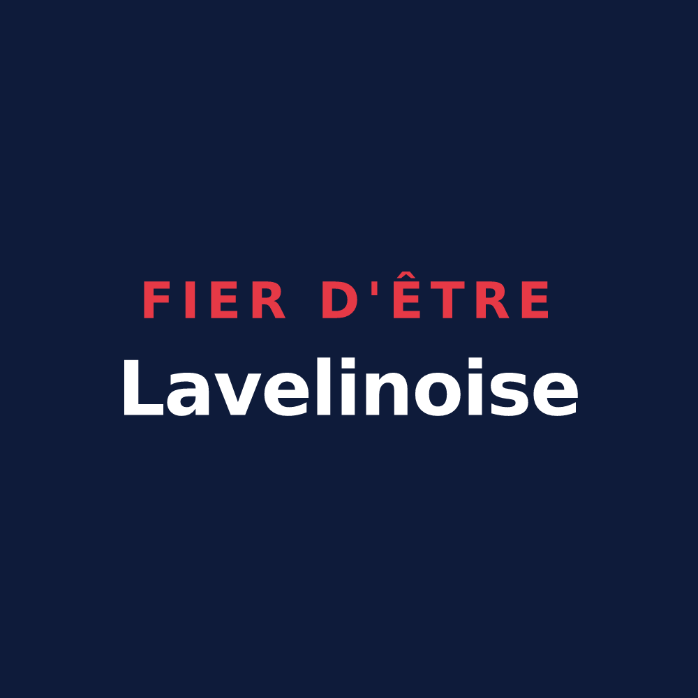T-shirt « Fier d'être Lavelinoise » — design pour Ban-de-Laveline