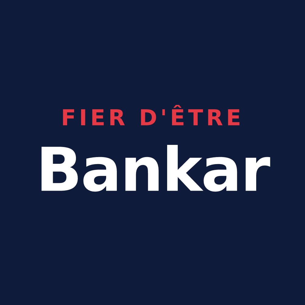 T-shirt « Fier d'être Bankar » — design pour Banca