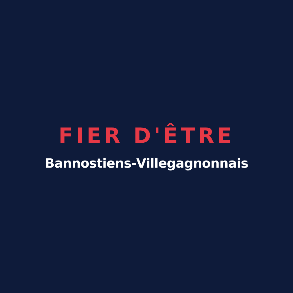 T-shirt « Fier d'être Bannostiens-Villegagnonnais » — design pour Bannost-Villegagnon