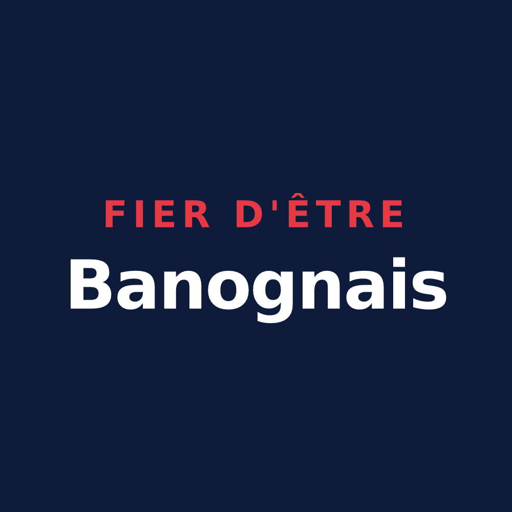T-shirt « Fier d'être Banognais » — design pour Banogne-Recouvrance