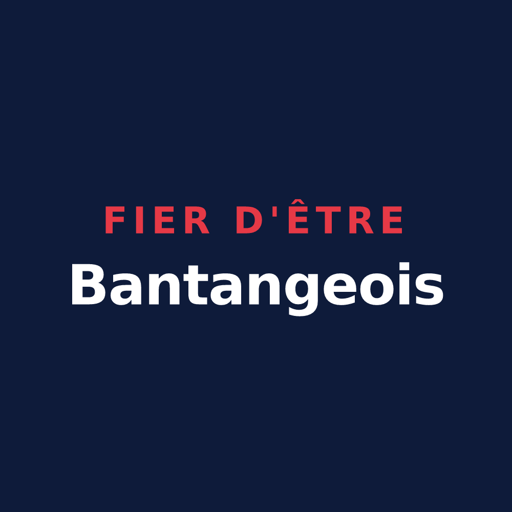T-shirt « Fier d'être Bantangeois » — design pour Bantanges