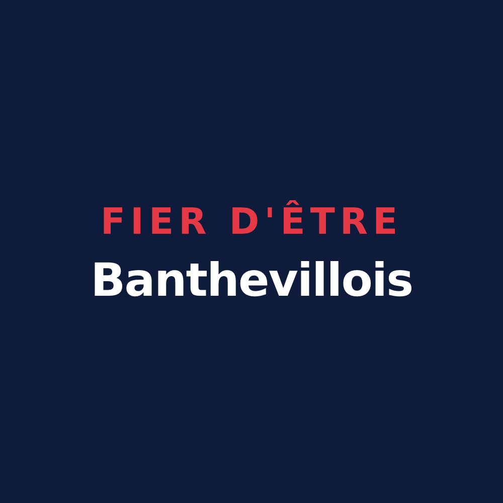 T-shirt « Fier d'être Banthevillois » — design pour Bantheville