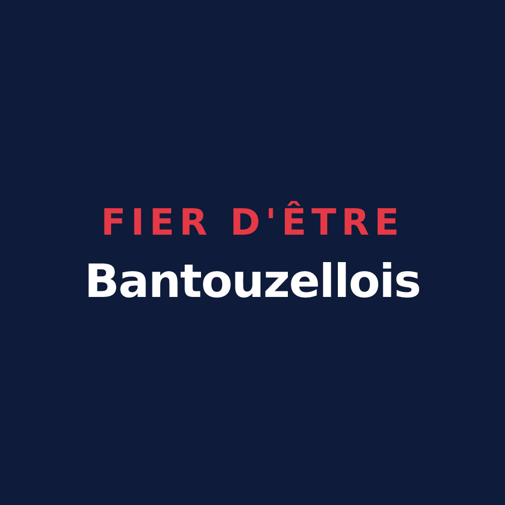 T-shirt « Fier d'être Bantouzellois » — design pour Bantouzelle