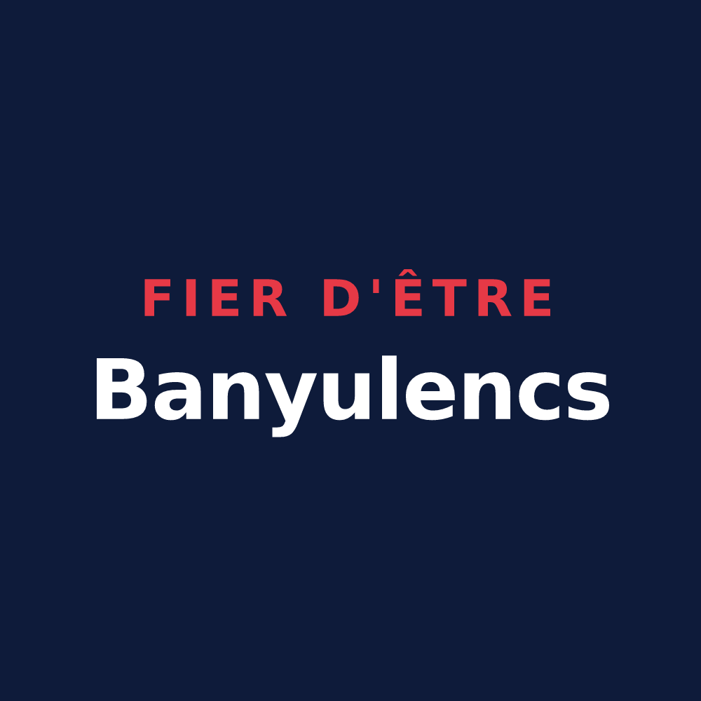 T-shirt « Fier d'être Banyulencs » — design pour Banyuls-sur-Mer