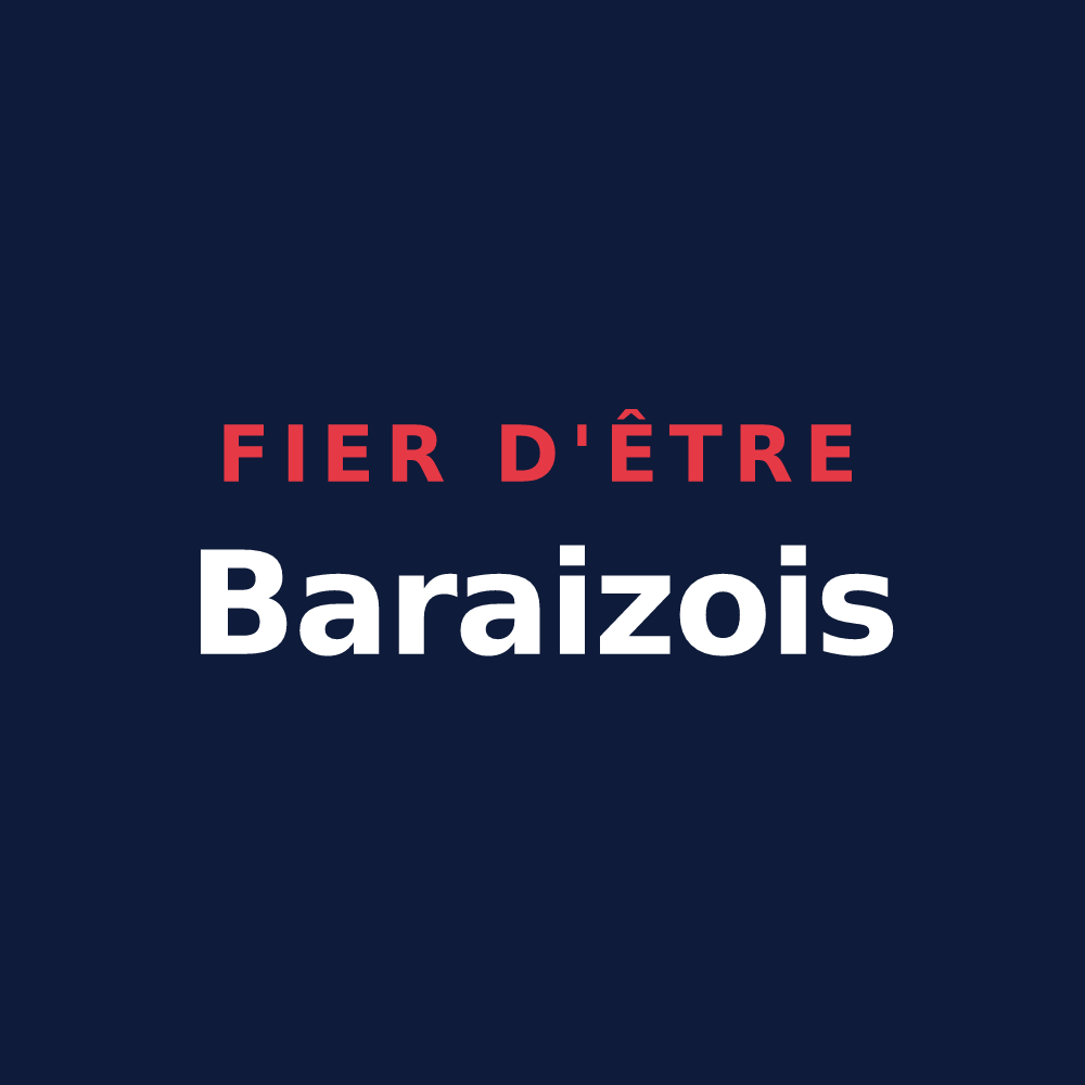 T-shirt « Fier d'être Baraizois » — design pour Baraize