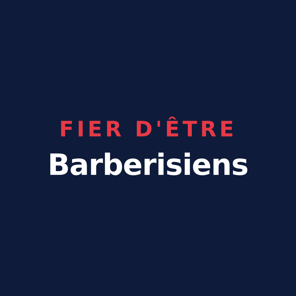 T-shirt « Fier d'être Barberisiens » — design pour Barbery