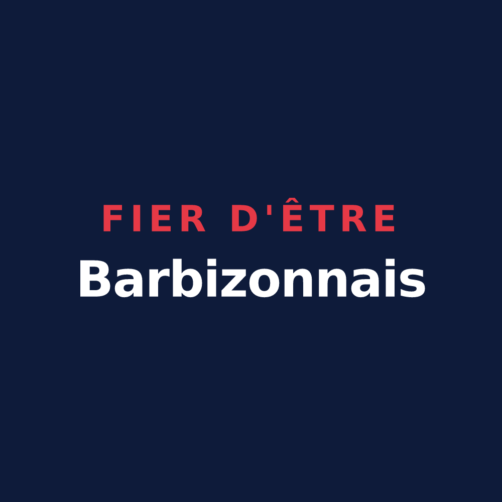 T-shirt « Fier d'être Barbizonnais » — design pour Barbizon