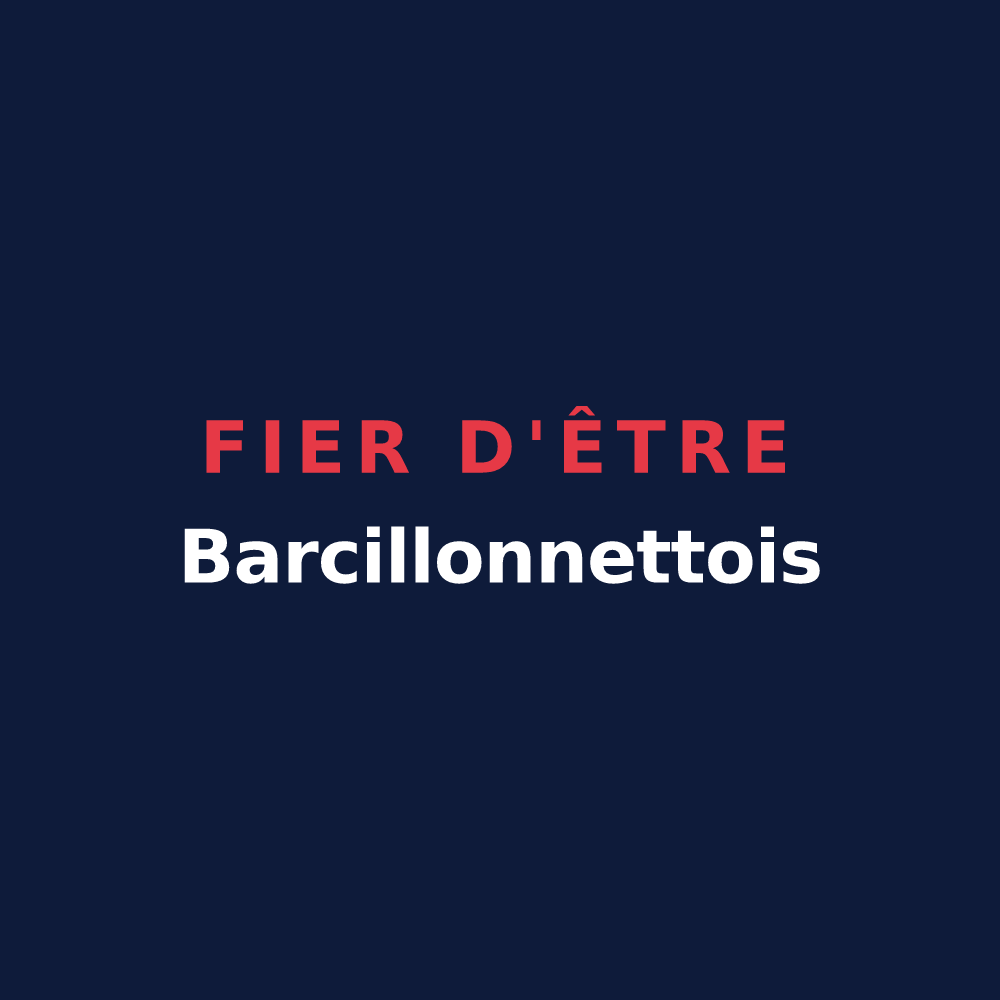 T-shirt « Fier d'être Barcillonnettois » — design pour Barcillonnette