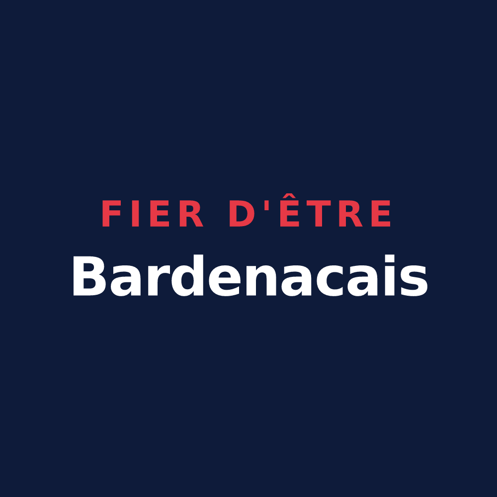 T-shirt « Fier d'être Bardenacais » — design pour Bardenac
