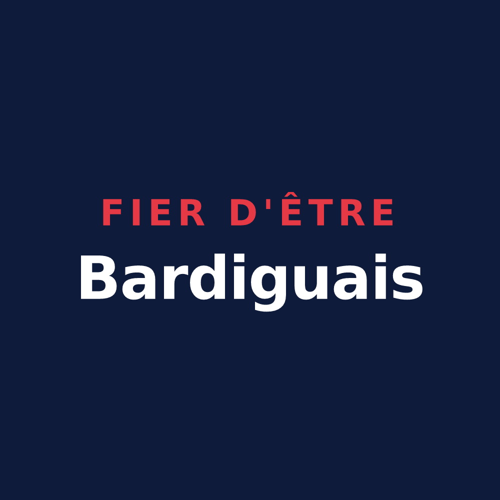 T-shirt « Fier d'être Bardiguais » — design pour Bardigues