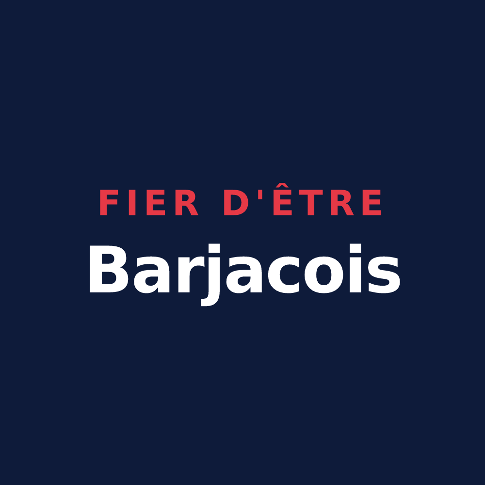 T-shirt « Fier d'être Barjacois » — design pour Barjac