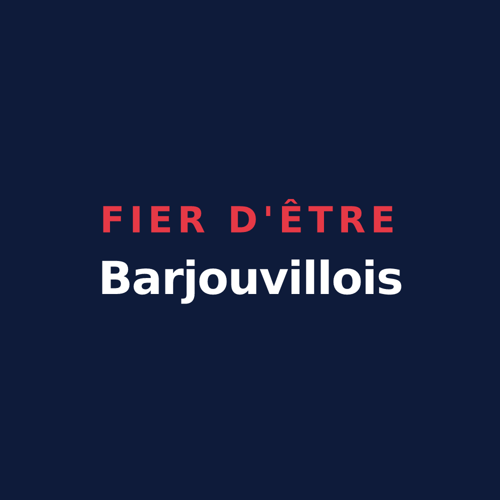 T-shirt « Fier d'être Barjouvillois » — design pour Barjouville