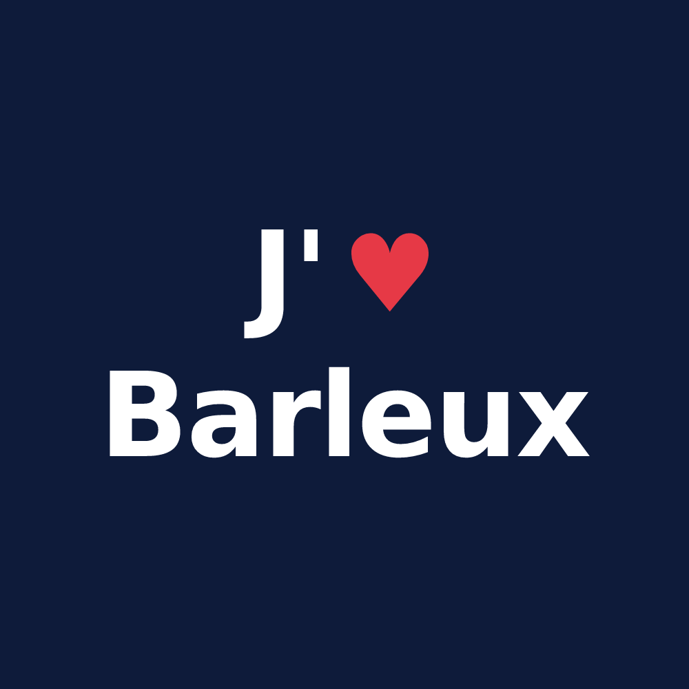 T-shirt personnalisé Barleux — design J'aime Barleux