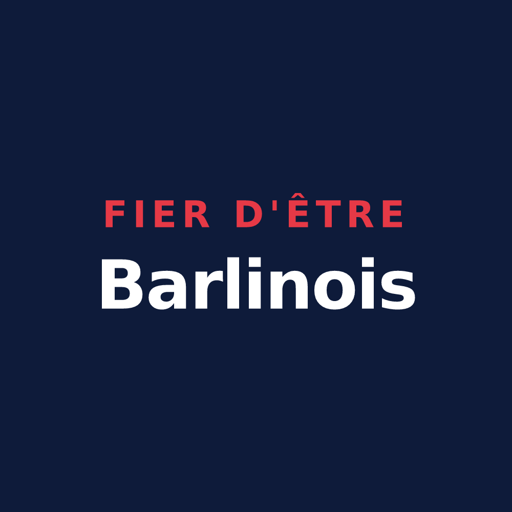 T-shirt « Fier d'être Barlinois » — design pour Barlin