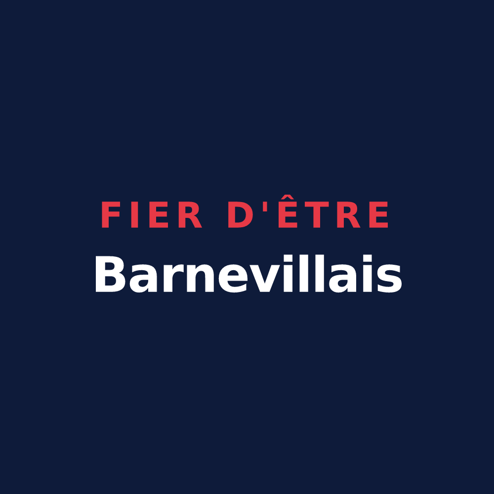 T-shirt « Fier d'être Barnevillais » — design pour Barneville-la-Bertran