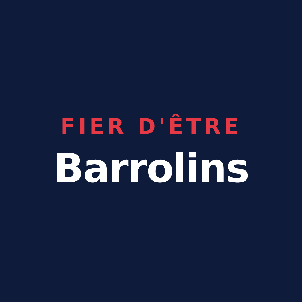 T-shirt « Fier d'être Barrolins » — design pour Barraux