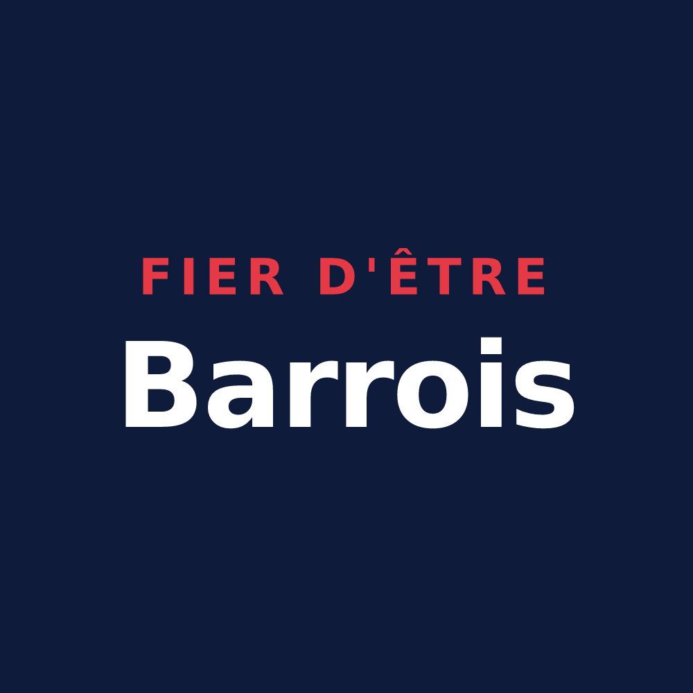 T-shirt « Fier d'être Barrois » — design pour Barre